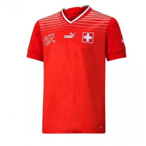 Švicarska Haris Seferovic #9 Domaci Dres SP 2022 Kratak Rukavima
